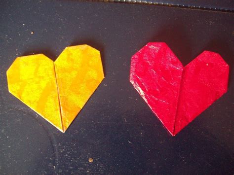 Origami Hearts Made Out Of A 5 Gum Wrapper · An Origami Shape · Origami and Origami on Cut Out ...