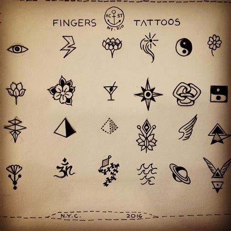 De 25+ bedste idéer inden for Tattoos for fingers på Pinterest | Tatoveringer for par, Symbolske ...