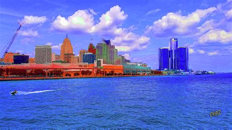 Detroit Riverfront Photograph by CHAZ Daugherty - Fine Art America