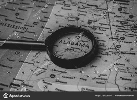 Alabama State Map Travel Background Stock Photo by ©aallm 540989634