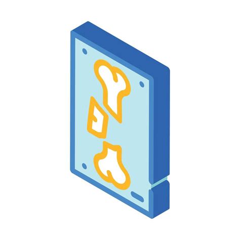 broken bone x-ray isometric icon vector illustration 17585619 Vector Art at Vecteezy