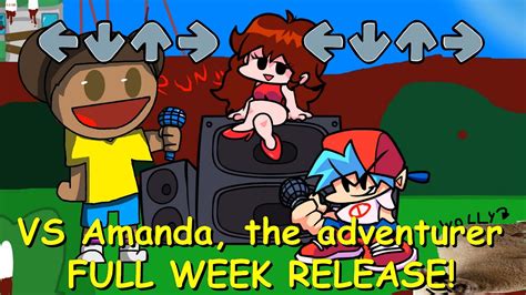 Friday Night Funkin New Vs Amanda The Adventurer Fnf Mod Youtube | My ...