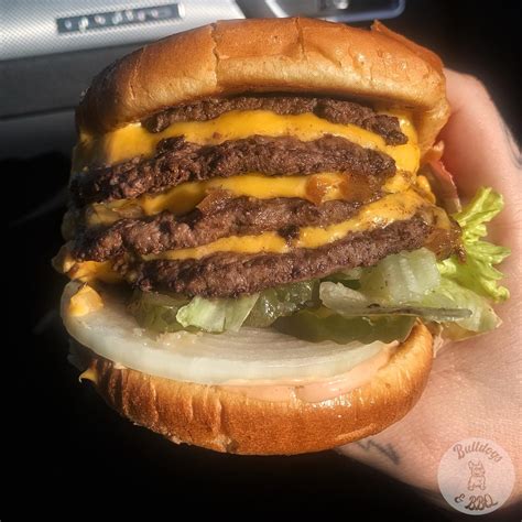 My favorite fast food burger: In-N-Out 4x4 : r/burgers