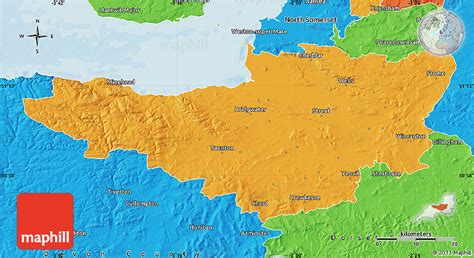 Political Map of Somerset County