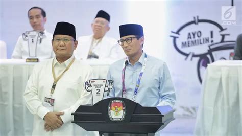 Daftar Lengkap Visi Misi Prabowo - Sandiaga Uno, Sebelum dan Setelah Diubah - News Liputan6.com