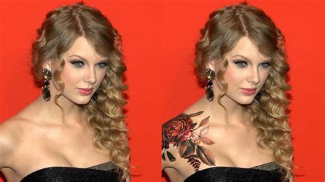 What would Taylor Swift look like if she had tattoos? - TattoosWizard