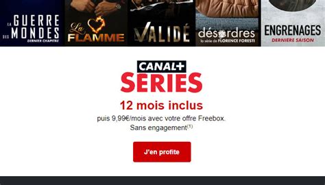 Free offre CANAL+ SERIES pendant 12 mois avec la Freebox