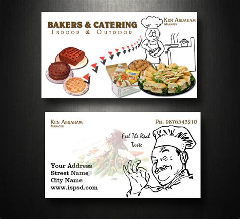 Catering Business Card PSD | PrintRIVER©