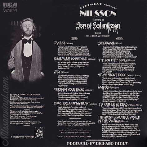 Son Of Schmilsson - Harry Nilsson Vinyl