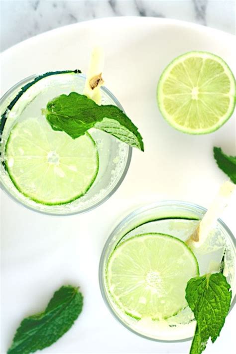 Cucumber Gin Fizz Cocktail or Mocktail - Olive Real Food