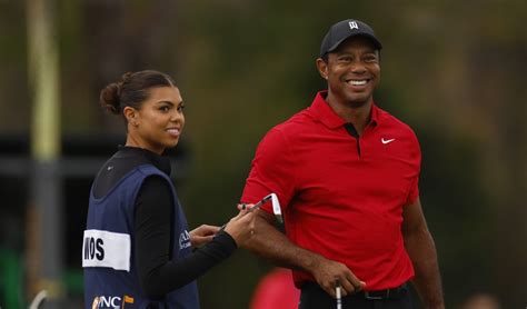 Tiger Woods' Lookalike Daughter Sam Serves as His Caddy for the First ...