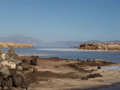 Lake Assal Crater Lake in the Central Djibouti