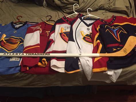 My Thrashers jerseys :( it still hurts : AtlantaThrashers