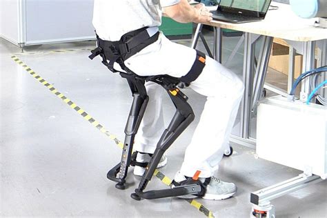 Chairless Chair 2.0 improves on the "wearable chair" concept