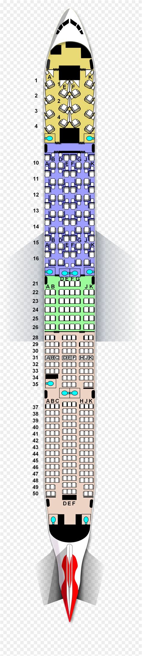 British Airways Boeing 777-300er Seat Map - Electronics, HD Png ...