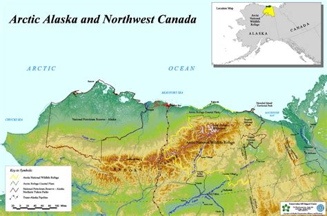 Arctic Alaska and Northwest Canada Map - Northern Alaska US • mappery