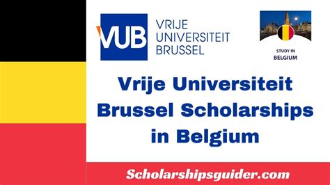 Vrije Universiteit Brussel Scholarships 2024 in Belgium