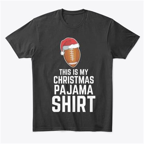 Christmas Pajama Football T-Shirt – US Sports Nation