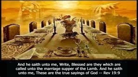 Marriage Supper of the Lamb Re. 19 - Faithlife Sermons