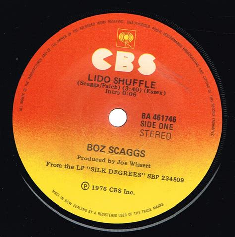 Boz Scaggs - Lido Shuffle (1976, Vinyl) | Discogs