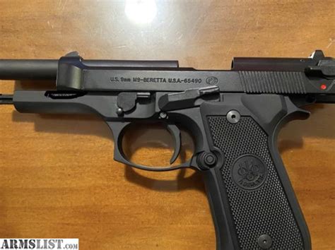 ARMSLIST - For Sale: Beretta M9 MILITARY Made in USA Mil-Spec Like NEW