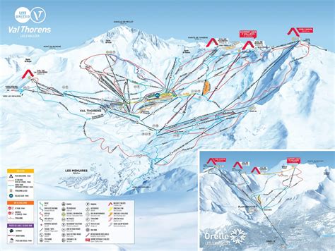 Piste Map Val Thorens : Your guide to the 3 valleys