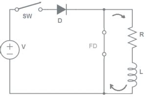 Freewheeling Or Flyback Diode Working And Purpose Electrical Concepts - Riset