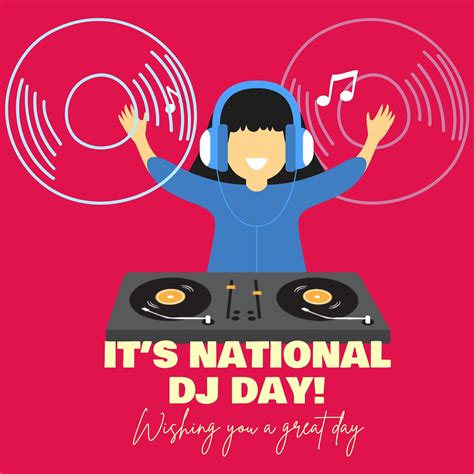 National DJ Day FB Post in EPS, Illustrator, JPG, PSD, SVG, PNG ...