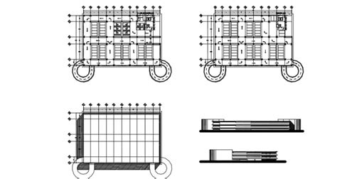 Multi storey car park design plan - Cadbull