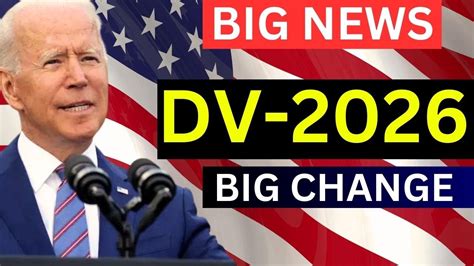 Diversity Visa Lottery 2026 | DV- 2026 Update | DV-2026 Requirements | DV- 2026 Start Date - YouTube