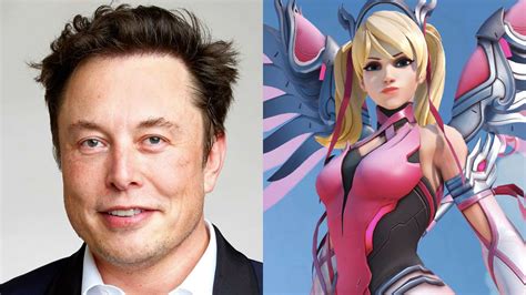 Elon Musk shares photo of Overwatch Mercy cosplay he had Amber Heard ...