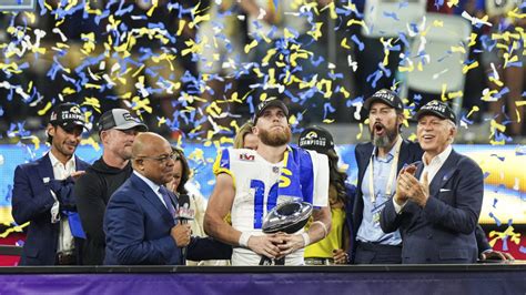 Los Angeles Rams wide receiver Cooper Kupp named MVP of Super Bowl LVI