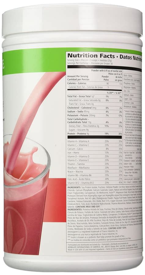 Herbalife Chocolate Shake Nutritional Information – Blog Dandk