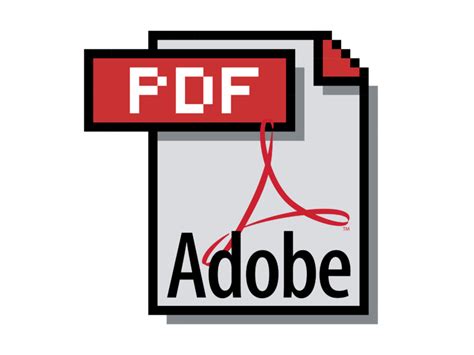 Adobe PDF Logo PNG Transparent & SVG Vector - Freebie Supply