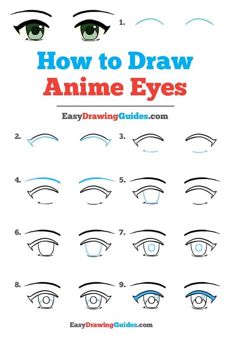 How to Draw Anime Eyes - Really Easy Drawing Tutorial