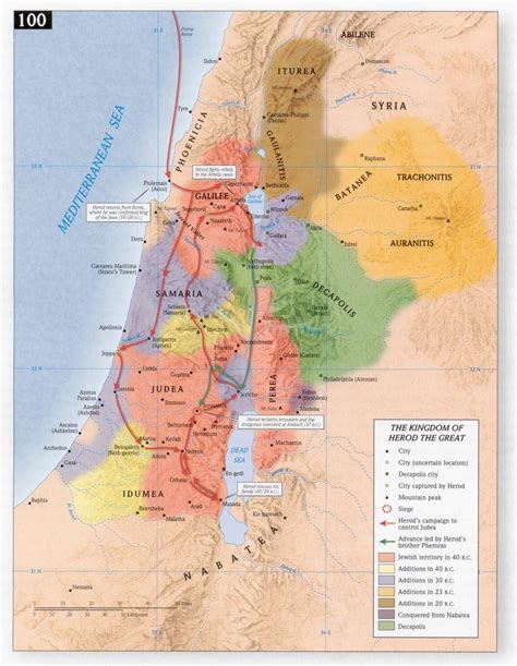 Bible Maps New Testament I Holy Land Map Time Jesus | Yale Bible Study