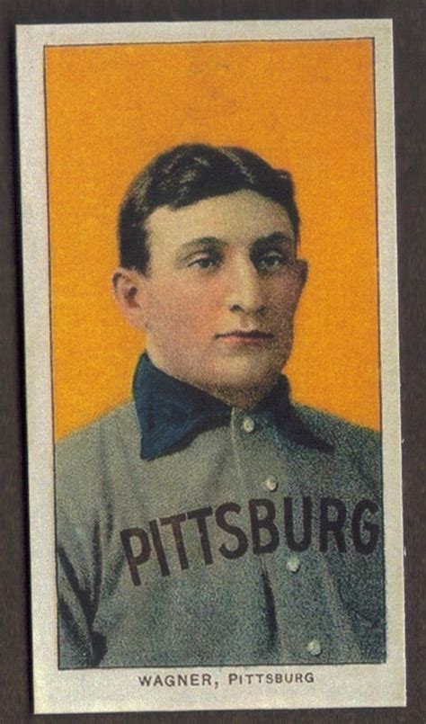 HONUS WAGNER Novelty RP Card 497 Portrait Pirates Auto 1909 - Etsy