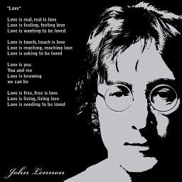 Love - John Lennon - Song Lyrics and Music by John Lennon arranged by ...