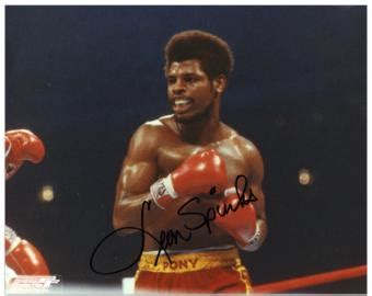 Leon Spinks Boxing Memorabilia, Autographed & Signed Collectibles