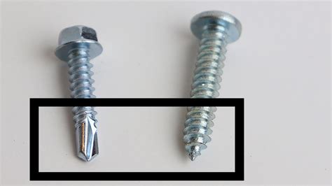 Self-tapping vs Self-drilling Screws - YouTube