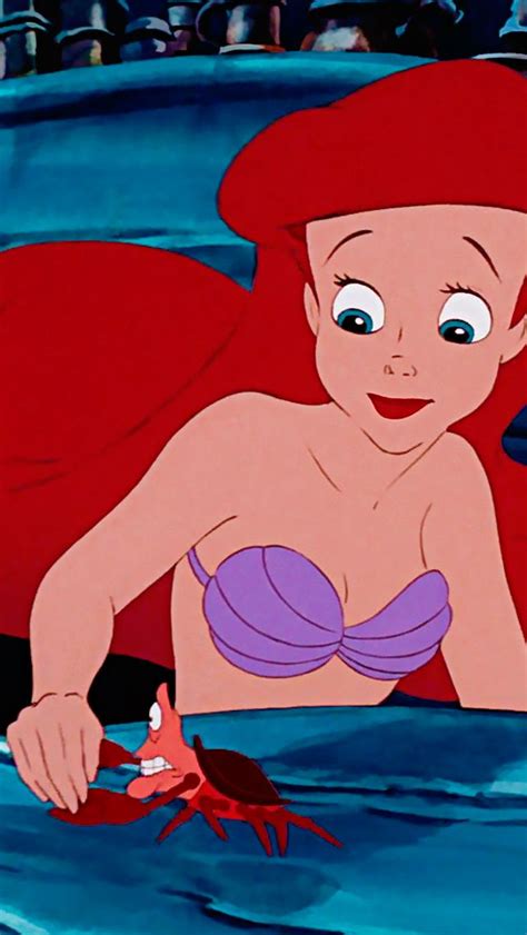 Ariel and Sebastian | Disney little mermaids, Ariel the little mermaid ...