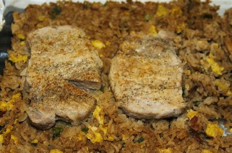 Best recipes in world: Pork Chops and Fried Rice