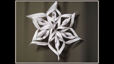 Paper Snowflake: Art and Craft for kids: How to make 3D Christmas decoration - YouTube