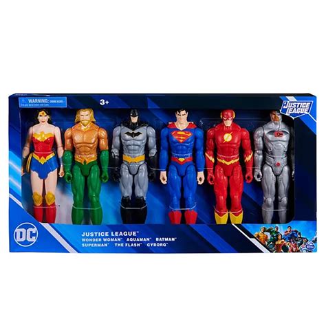 Spin Master DC Comics Justice League 6-Pack of 12-Inch Action Figures