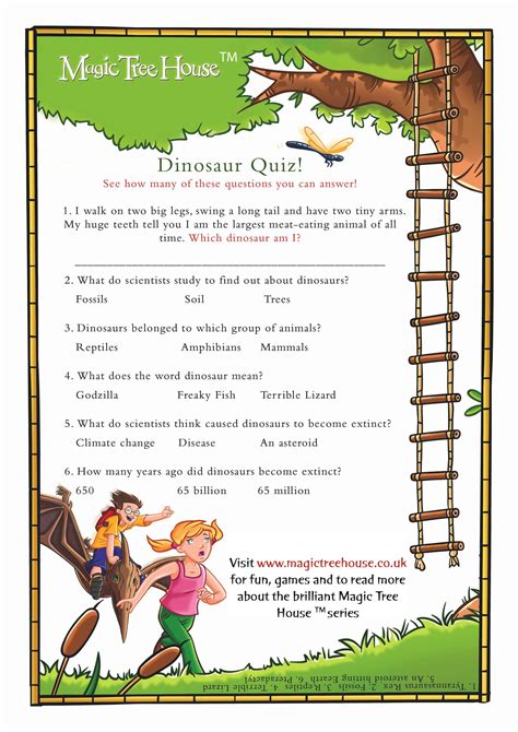 Magic Treehouse Book List Printable - Printable Word Searches