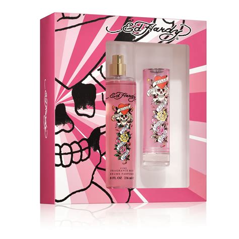 ($44 Value) Ed Hardy Perfume and Body Spray Gift Set for Women, 2 pieces - Walmart.com