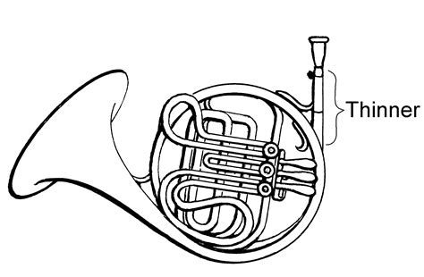 How To Draw A French Horn - Cliparts.co