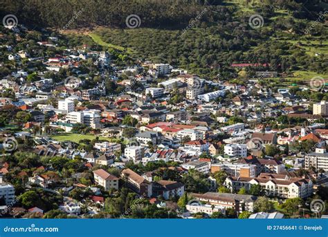 Aerial view of Cape Town stock image. Image of town, cityscape - 27456641