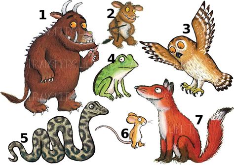 Gruffalo Child Characters Printable