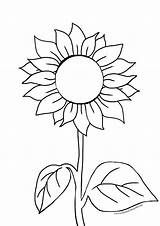 Sunflower Coloring Pages  FREE Download Underbart Skapad sketch template